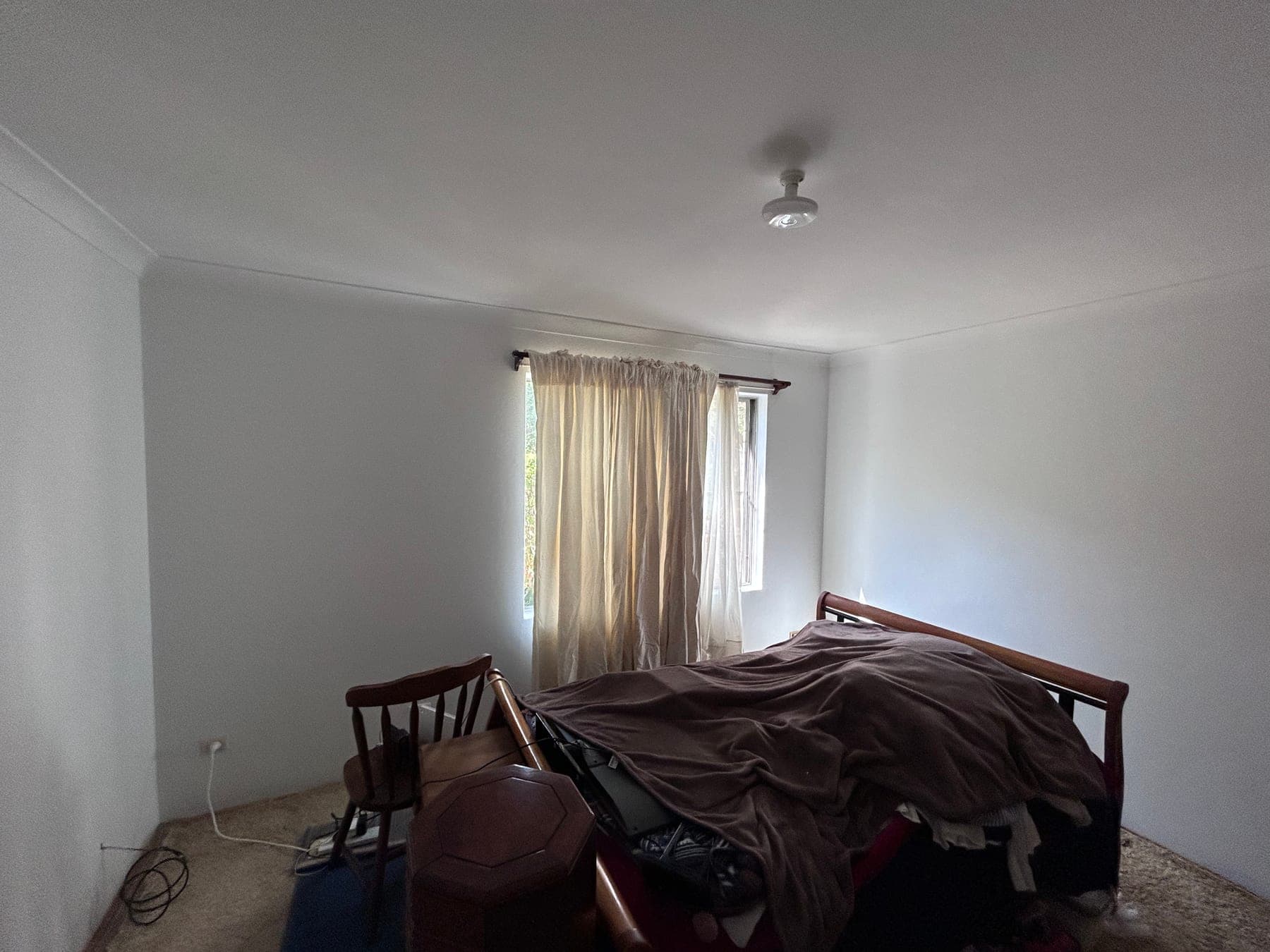 Chatswood bedroom after interior wall and ceiling painting by F&S Painting