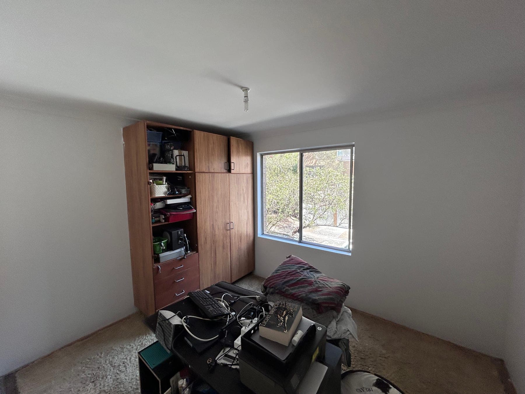Chatswood bedroom wall near window after interior repainting