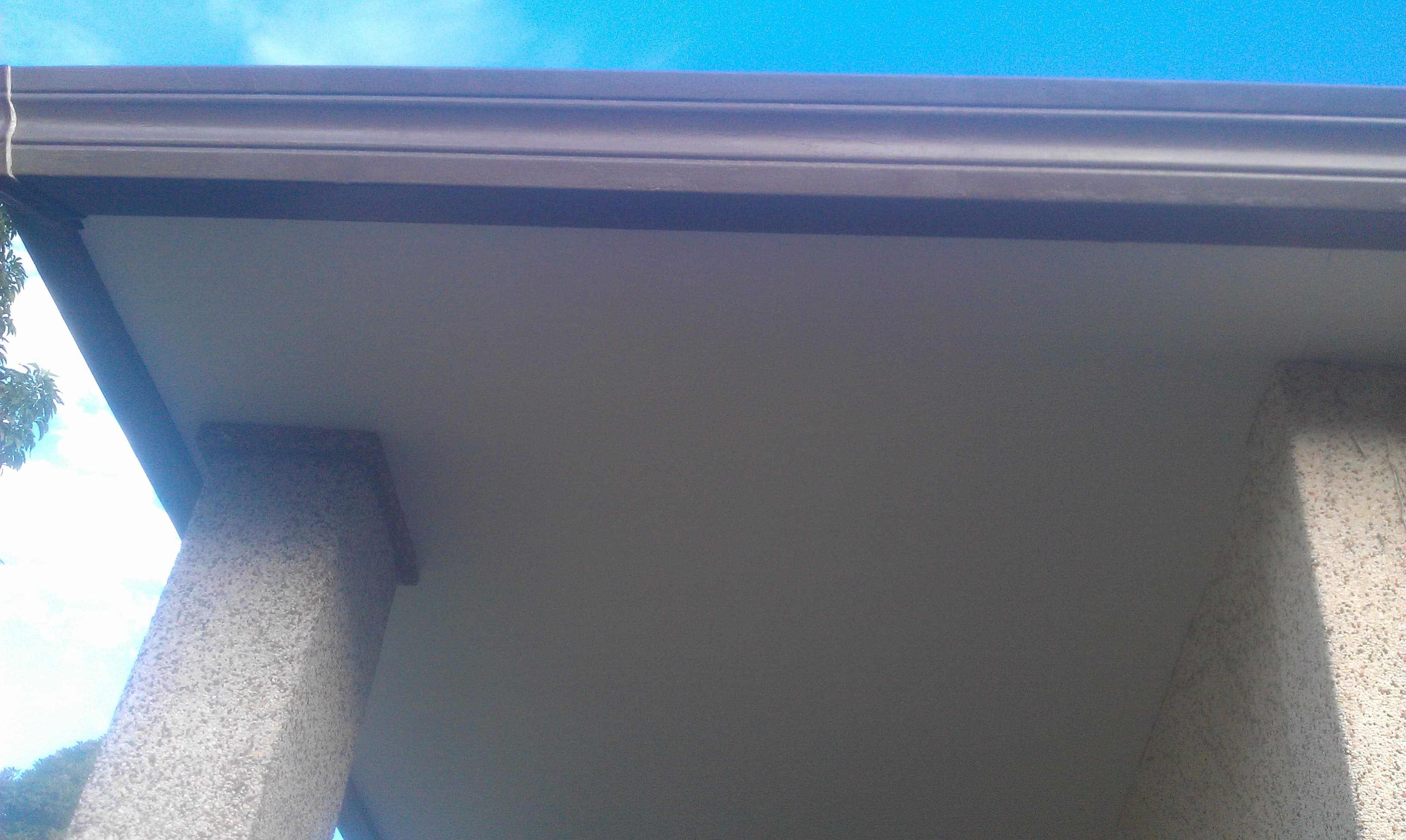 Concord West eaves and fascia after exterior repainting