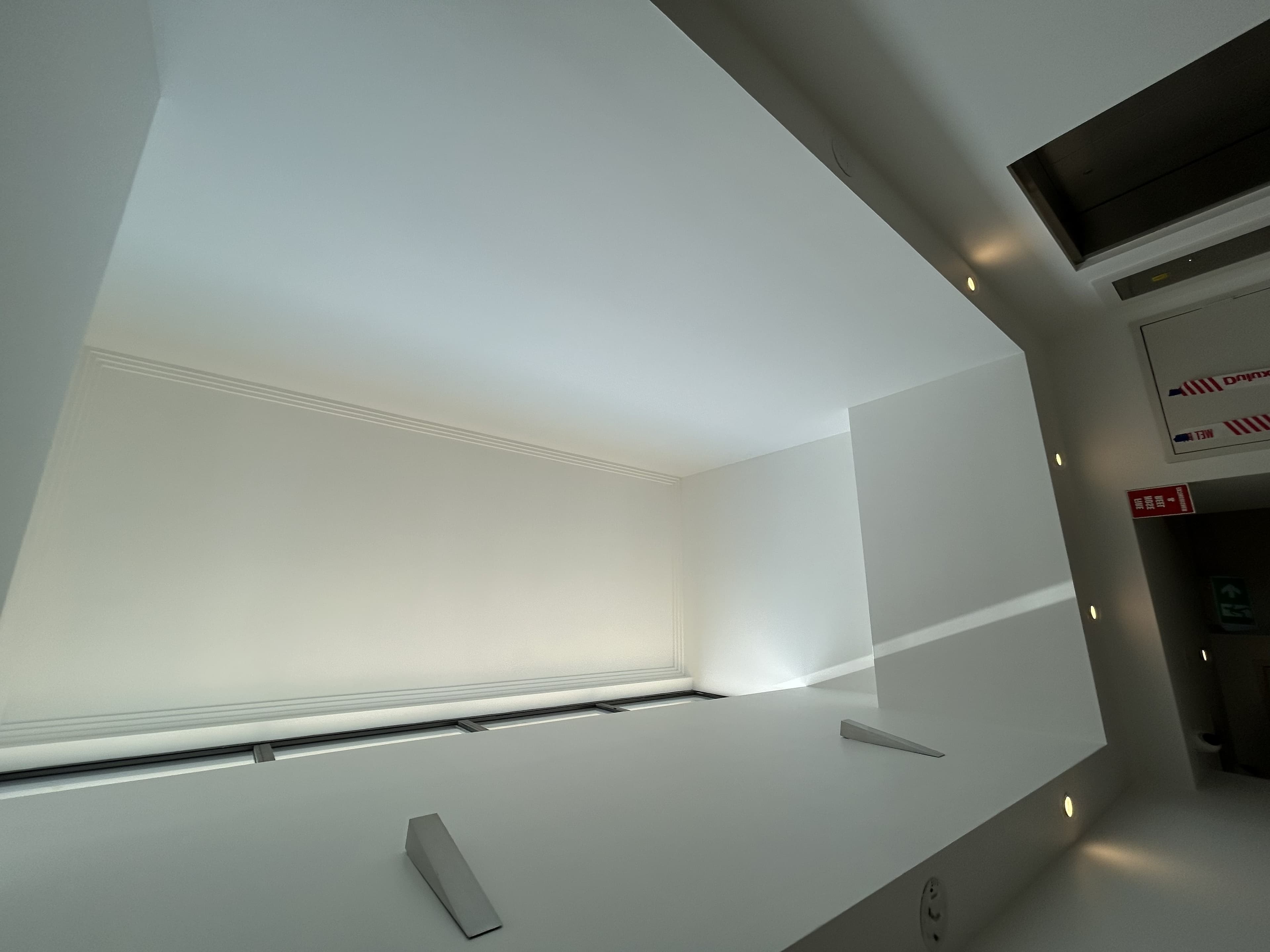 Dee Why strata high ceiling and wall area after repainting