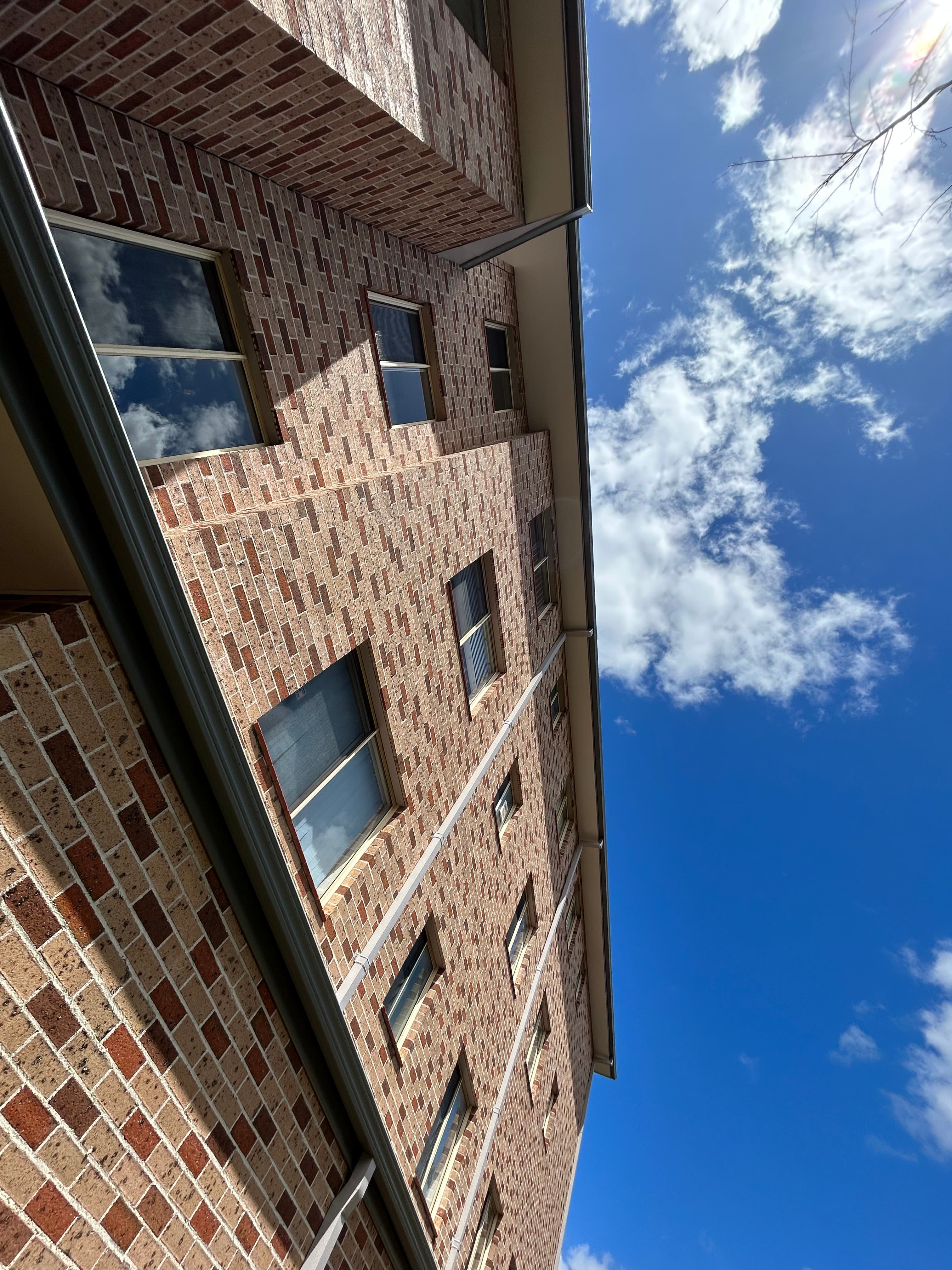 Narwee strata exterior wall and upper facade detail after painting refresh