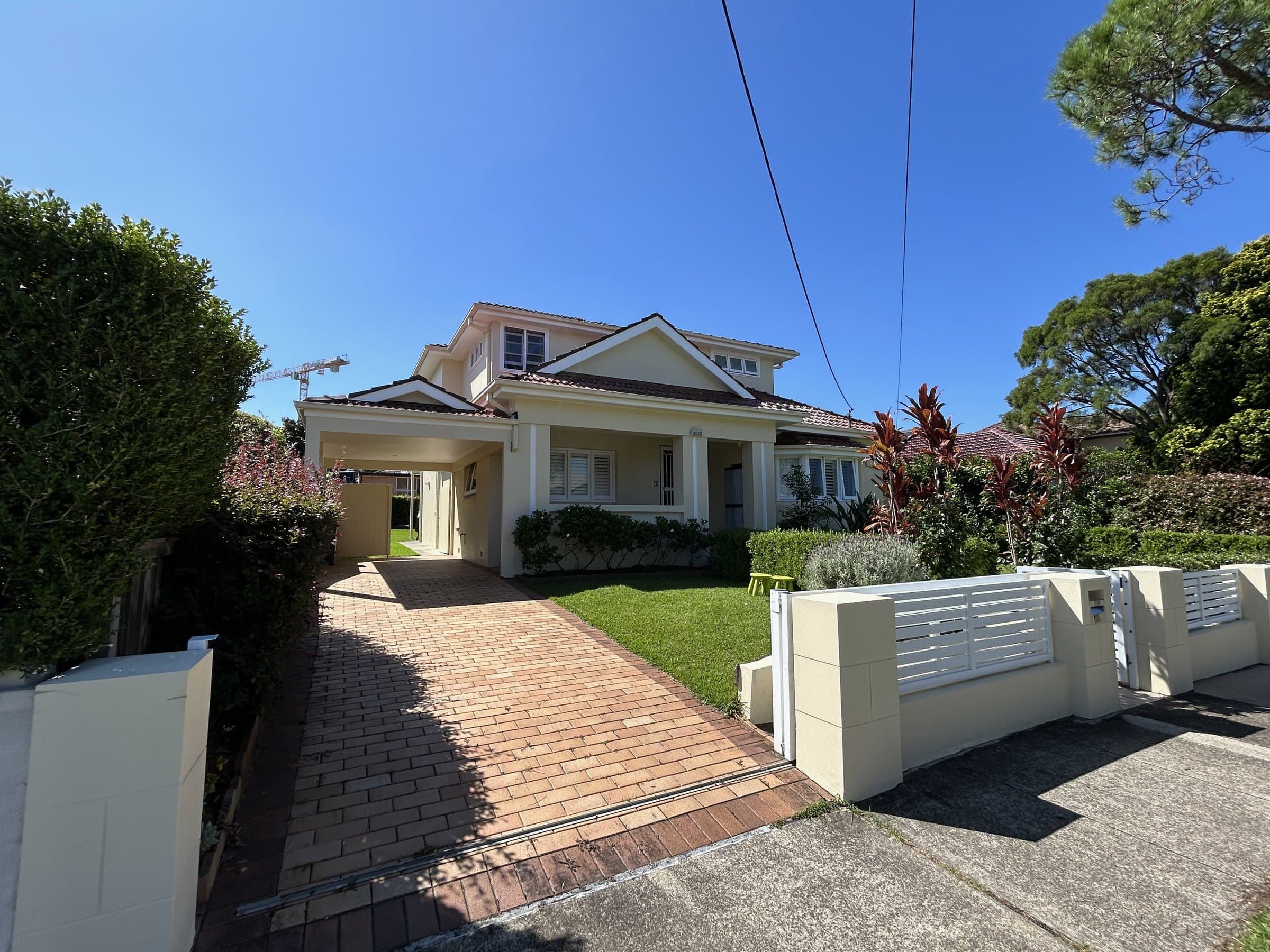 North Willoughby front entry and trim after exterior painting
