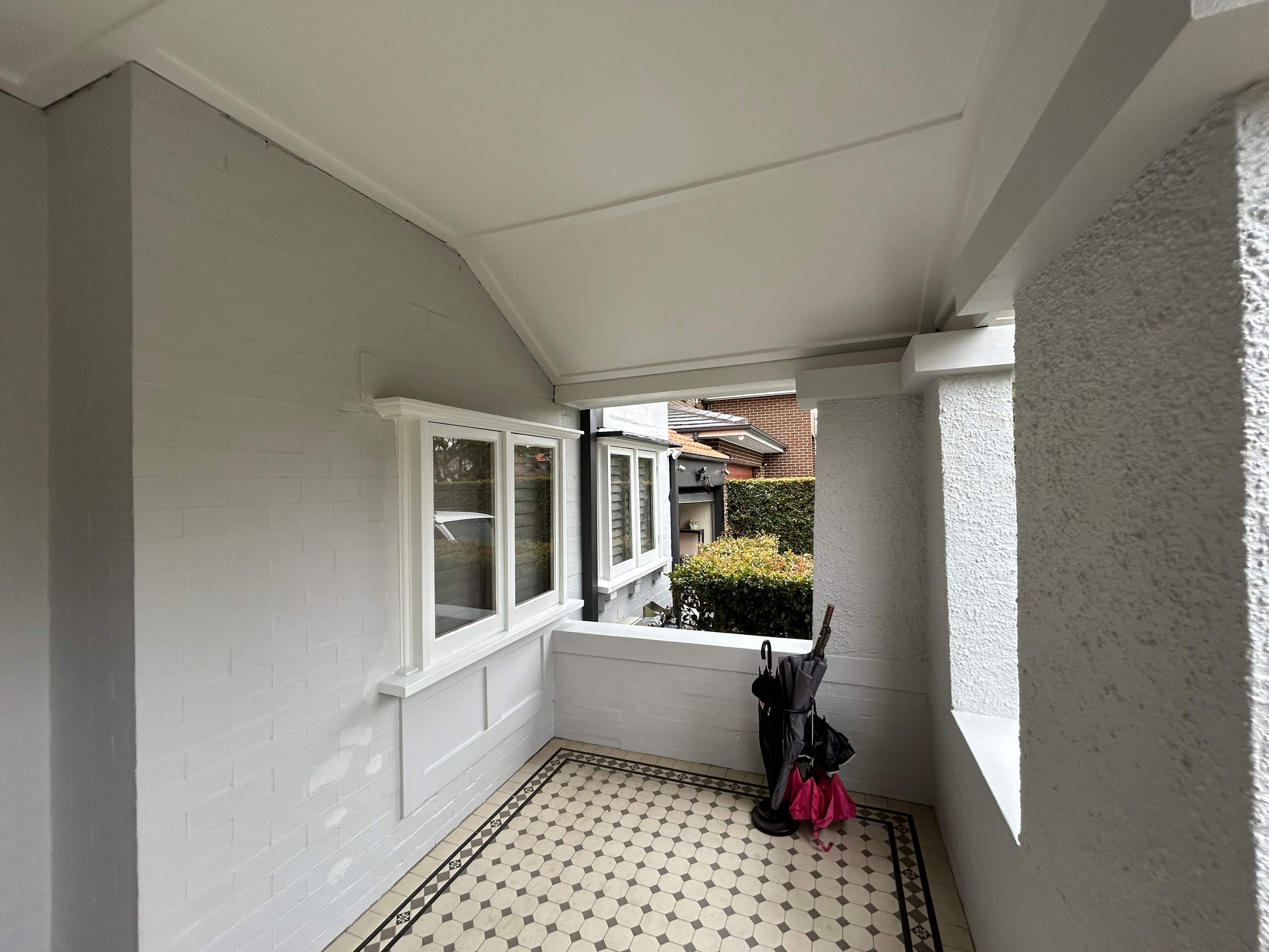 North Willoughby verandah and side entry after exterior painting