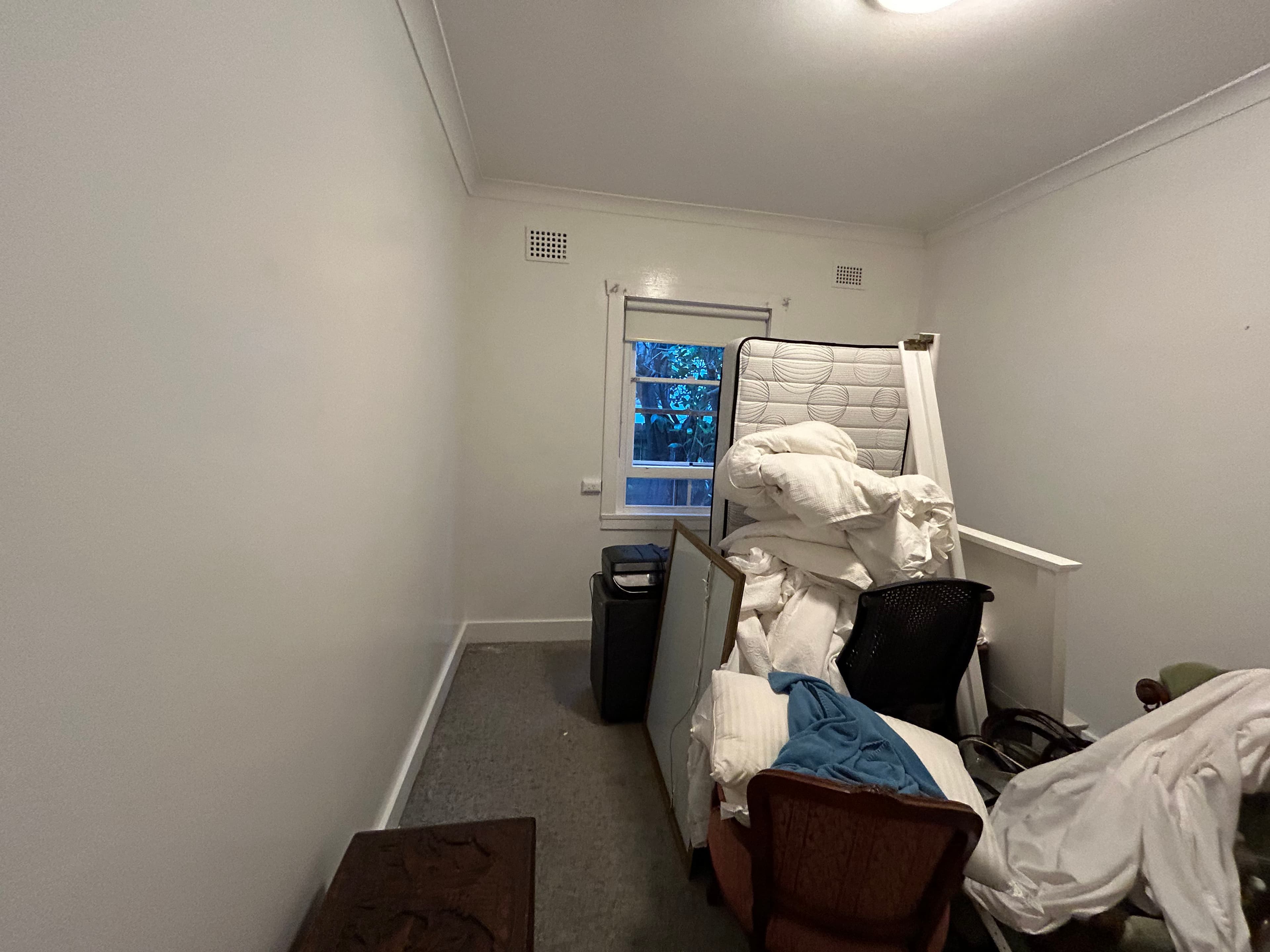 Willoughby bedroom after fresh interior wall painting