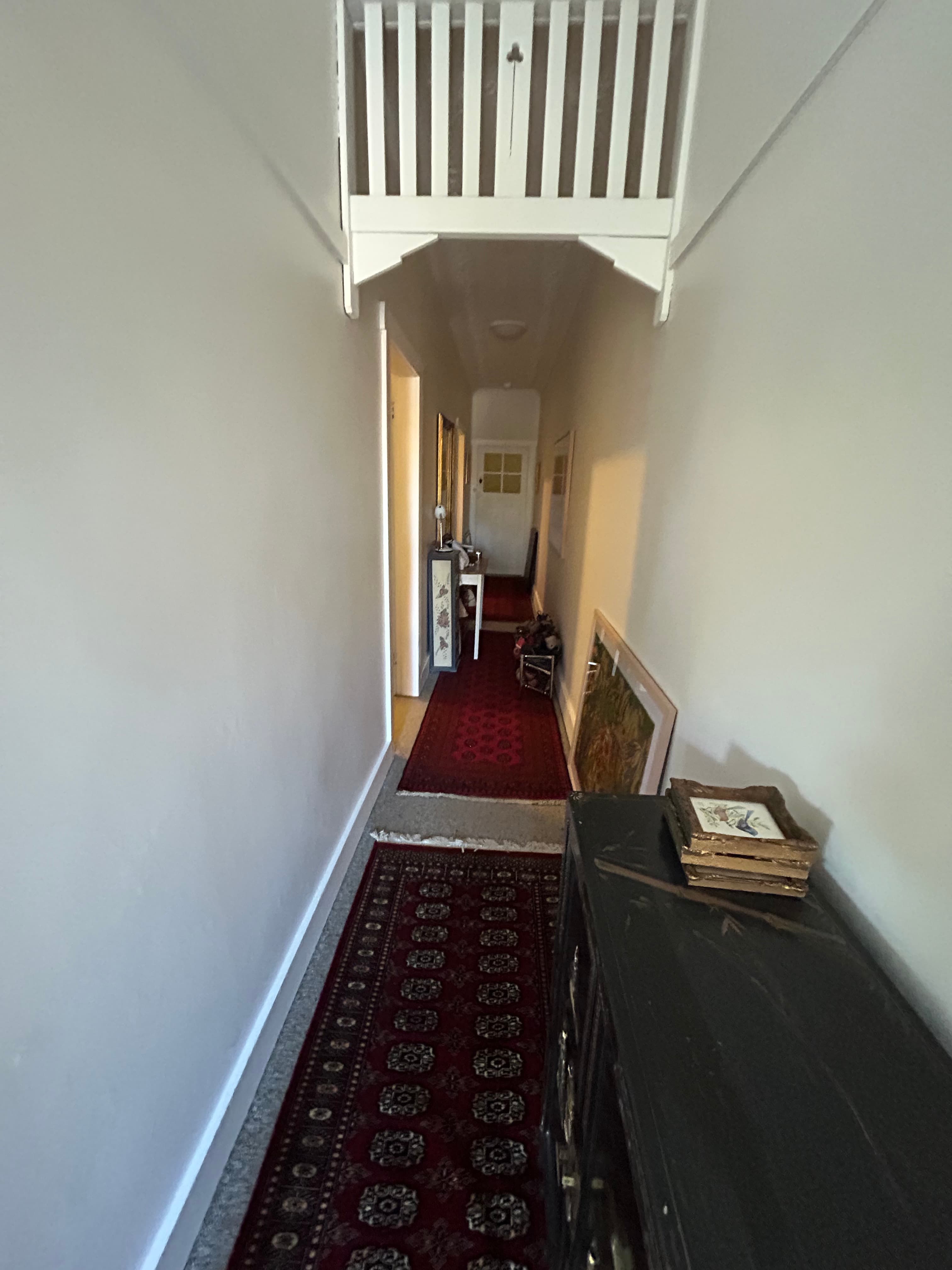 Willoughby hallway and interior walls after repainting by F&S Painting
