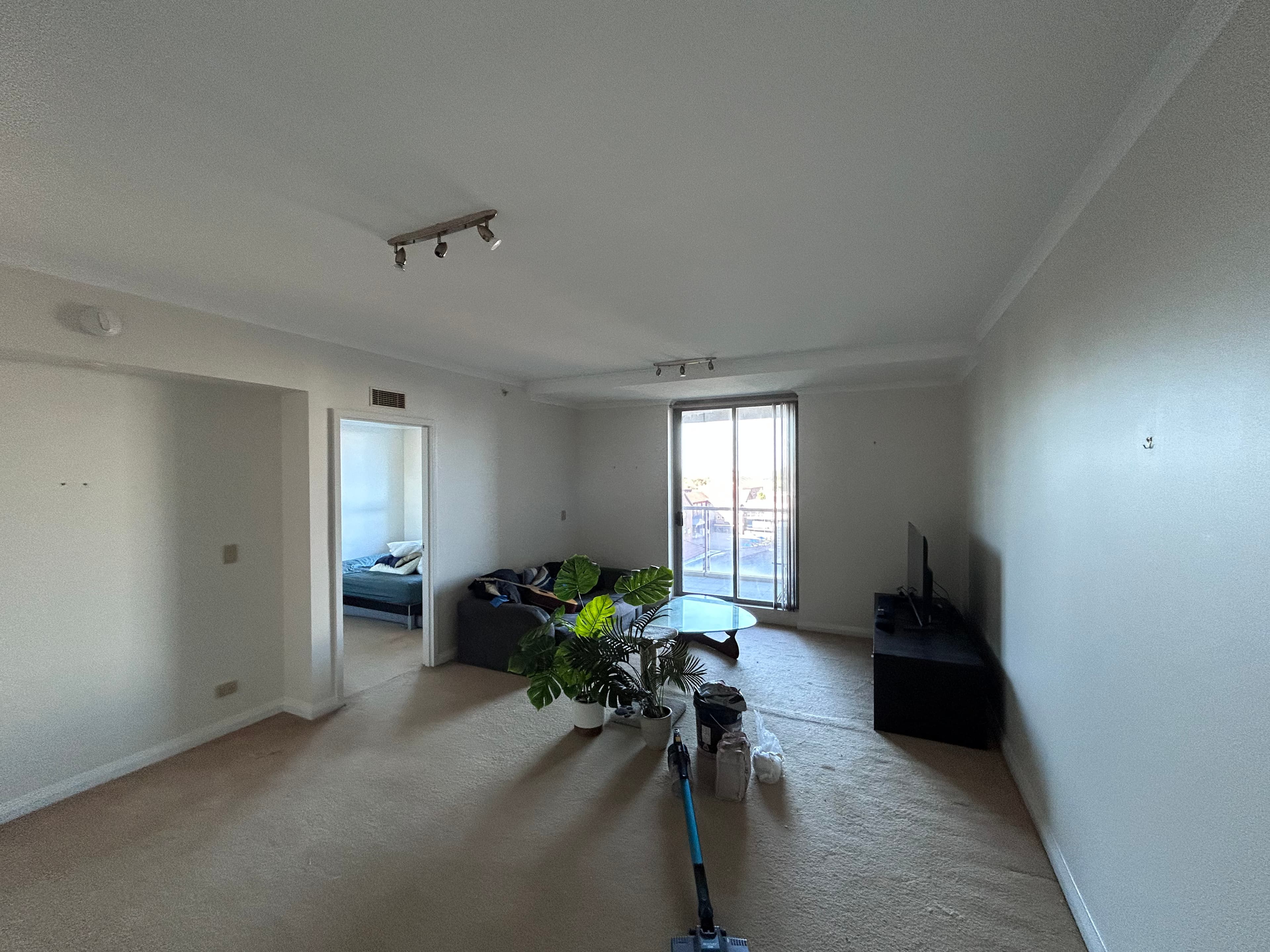 Chatswood apartment bathroom ceiling after repainting