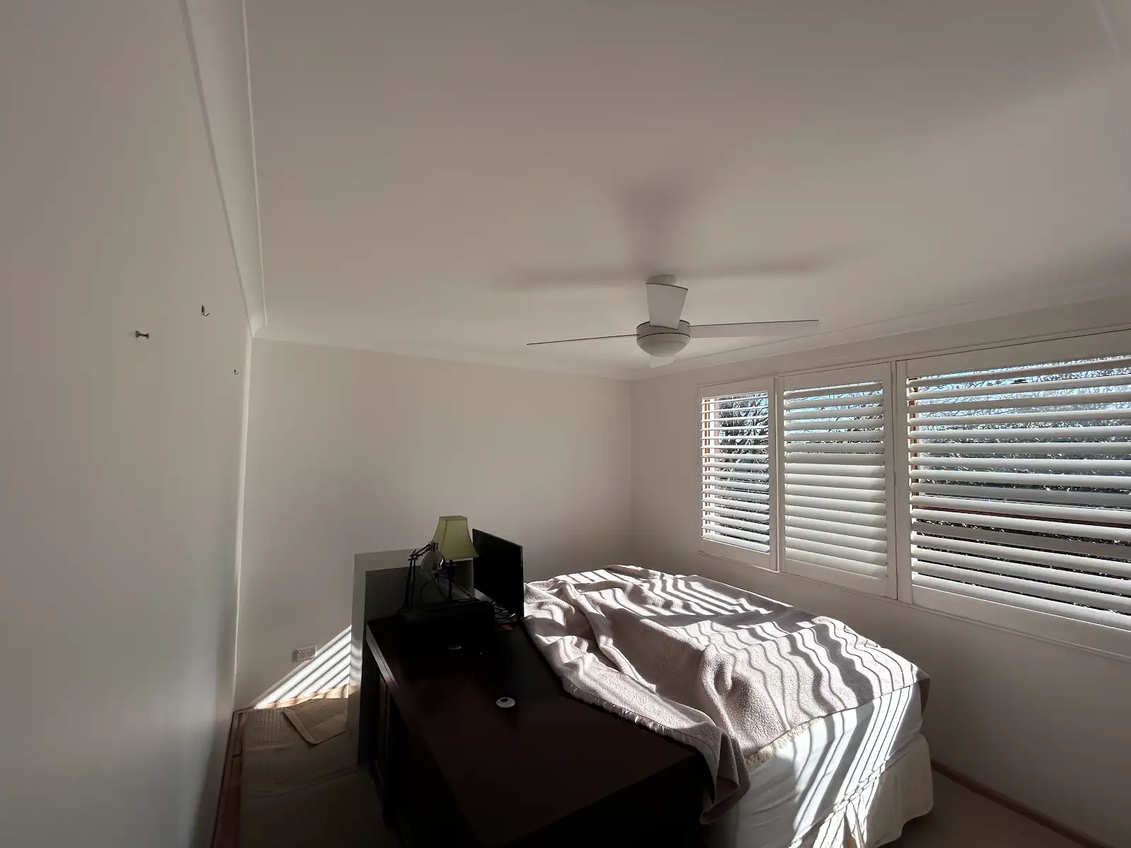 Chatswood apartment bedroom walls and ceiling after repainting