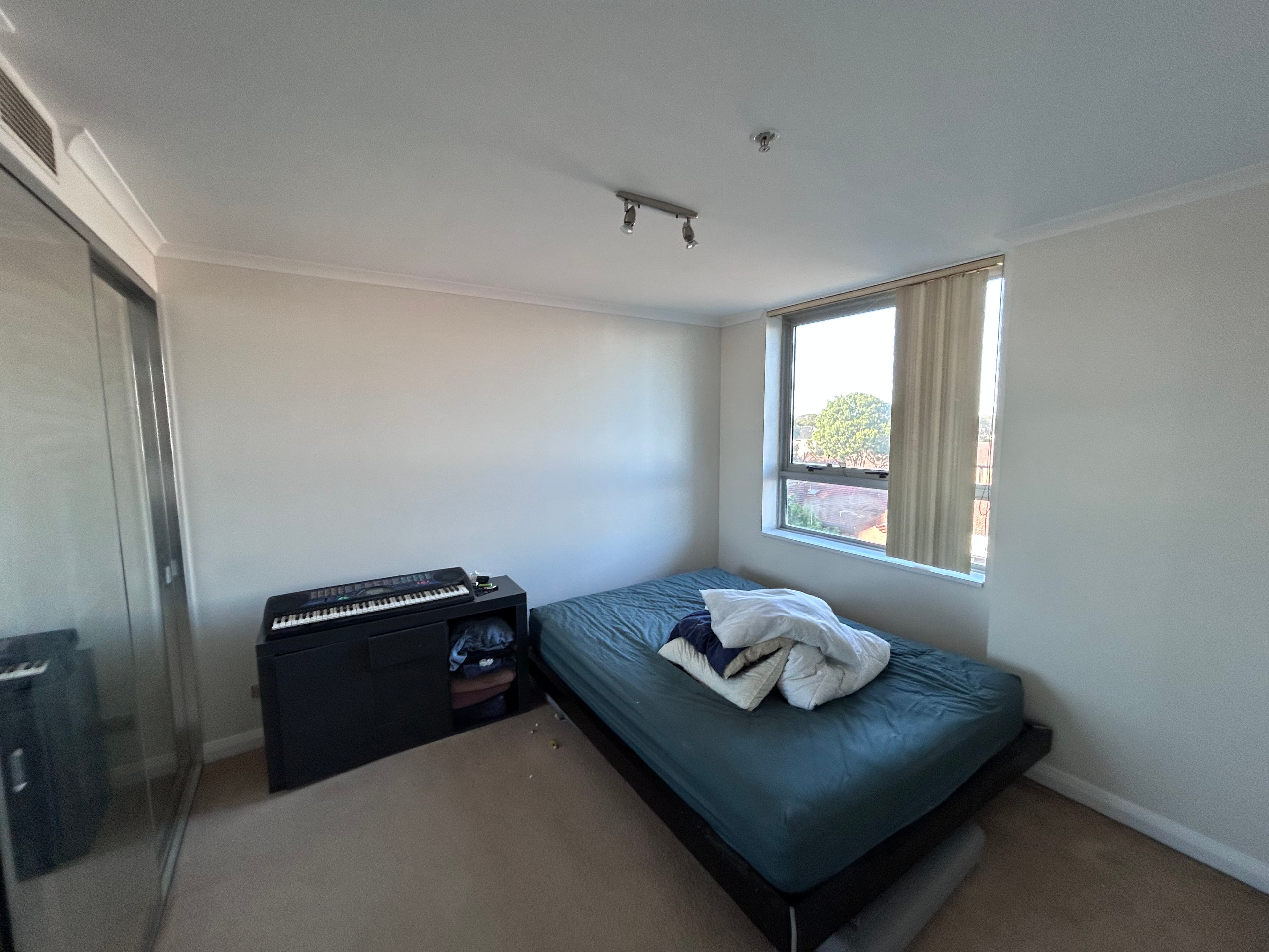 Chatswood apartment bedroom after interior repainting