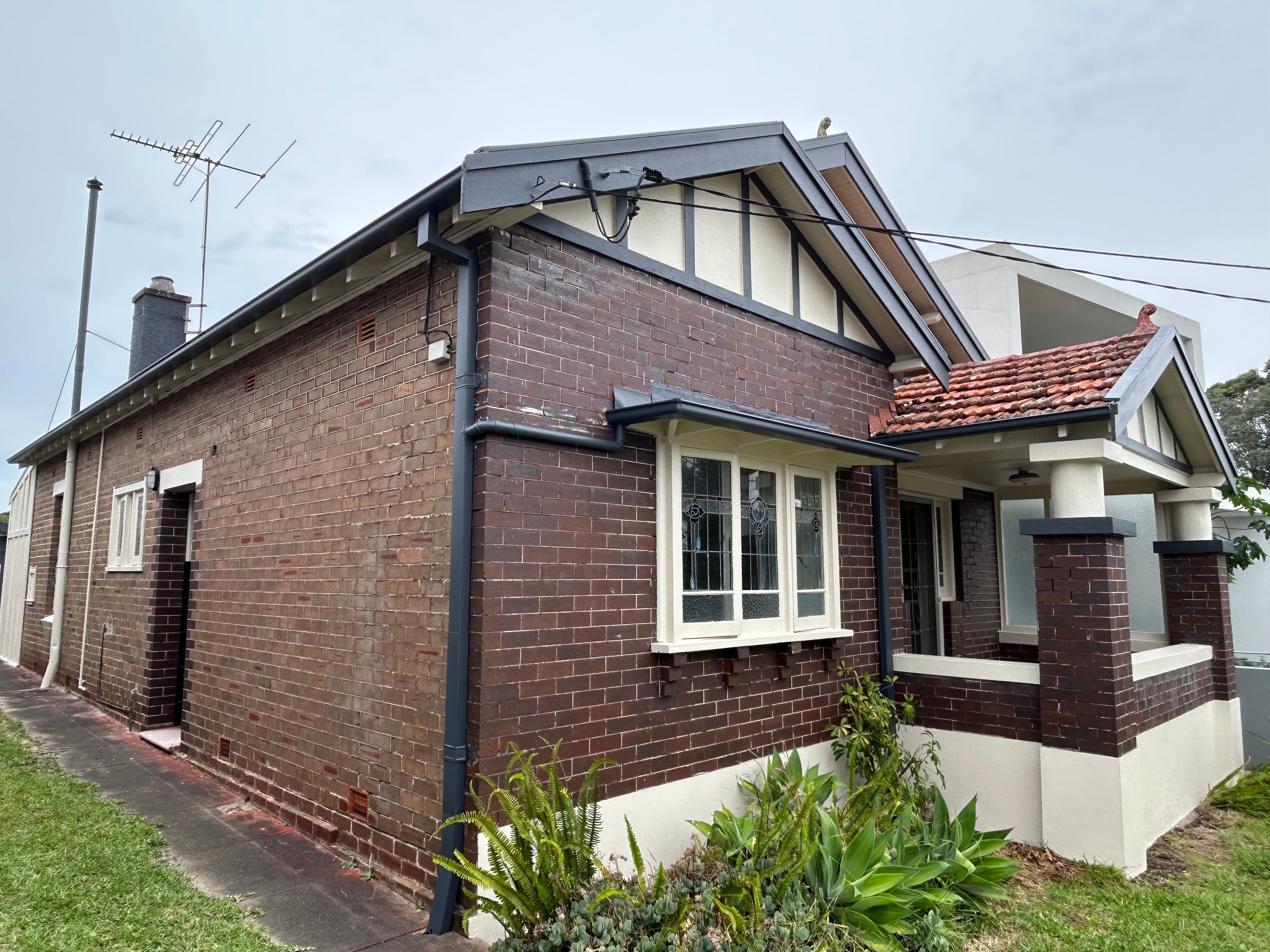 Earlwood front house angle after exterior painting