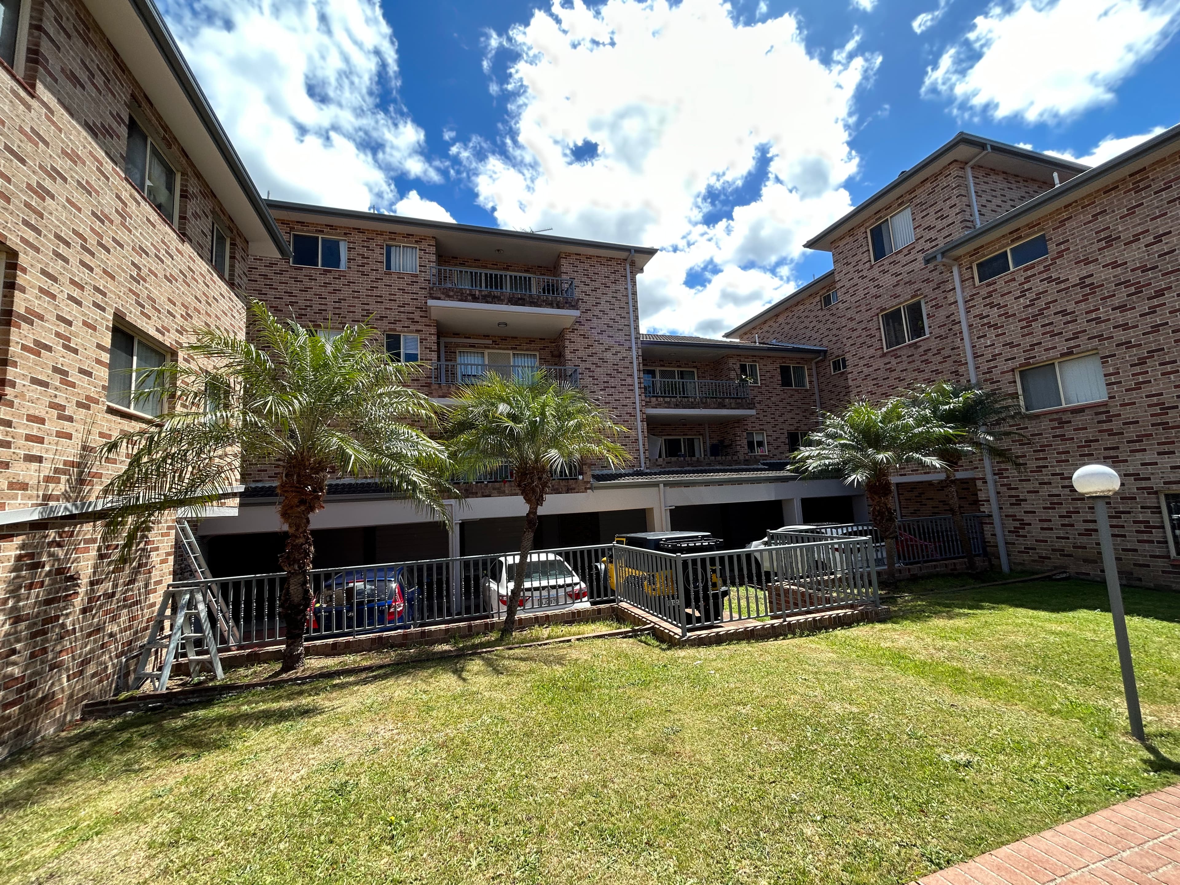 Narwee strata courtyard wide view after painting refresh
