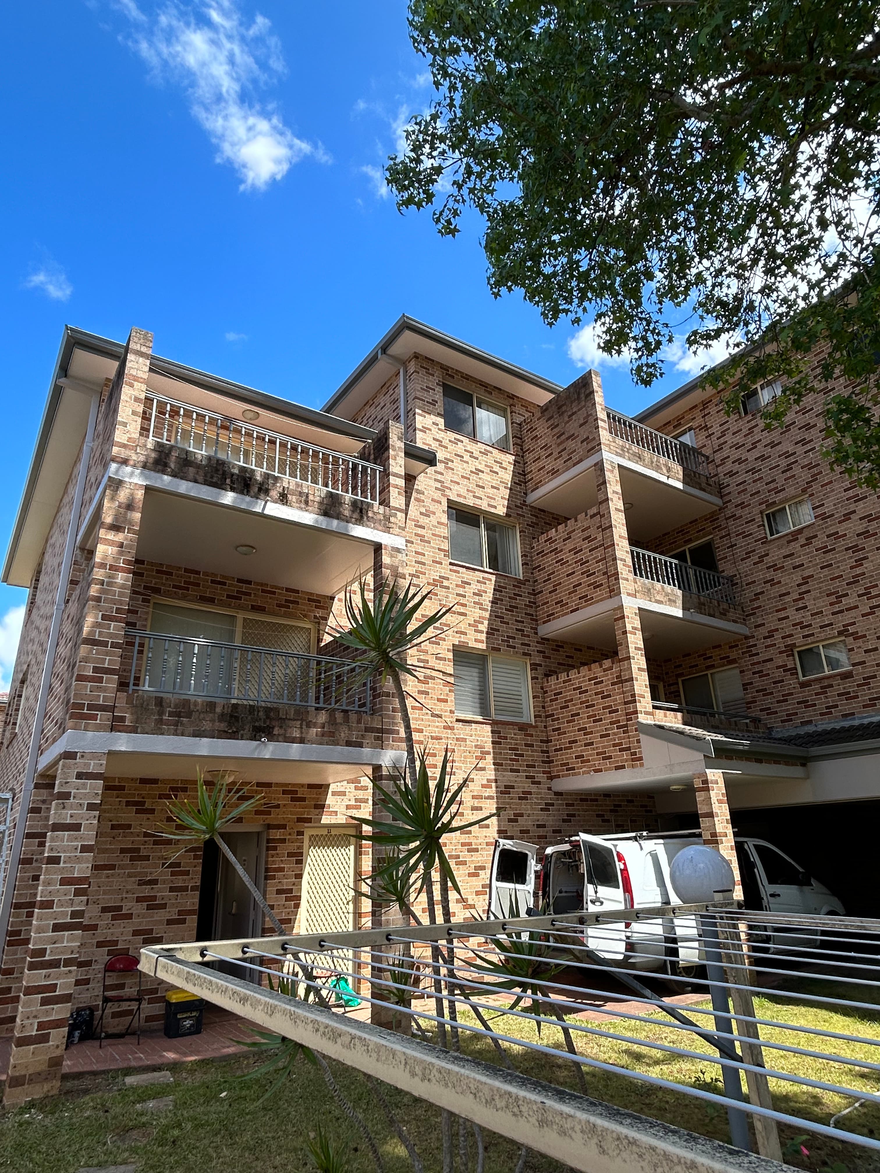 Narwee strata front elevation after common area painting refresh