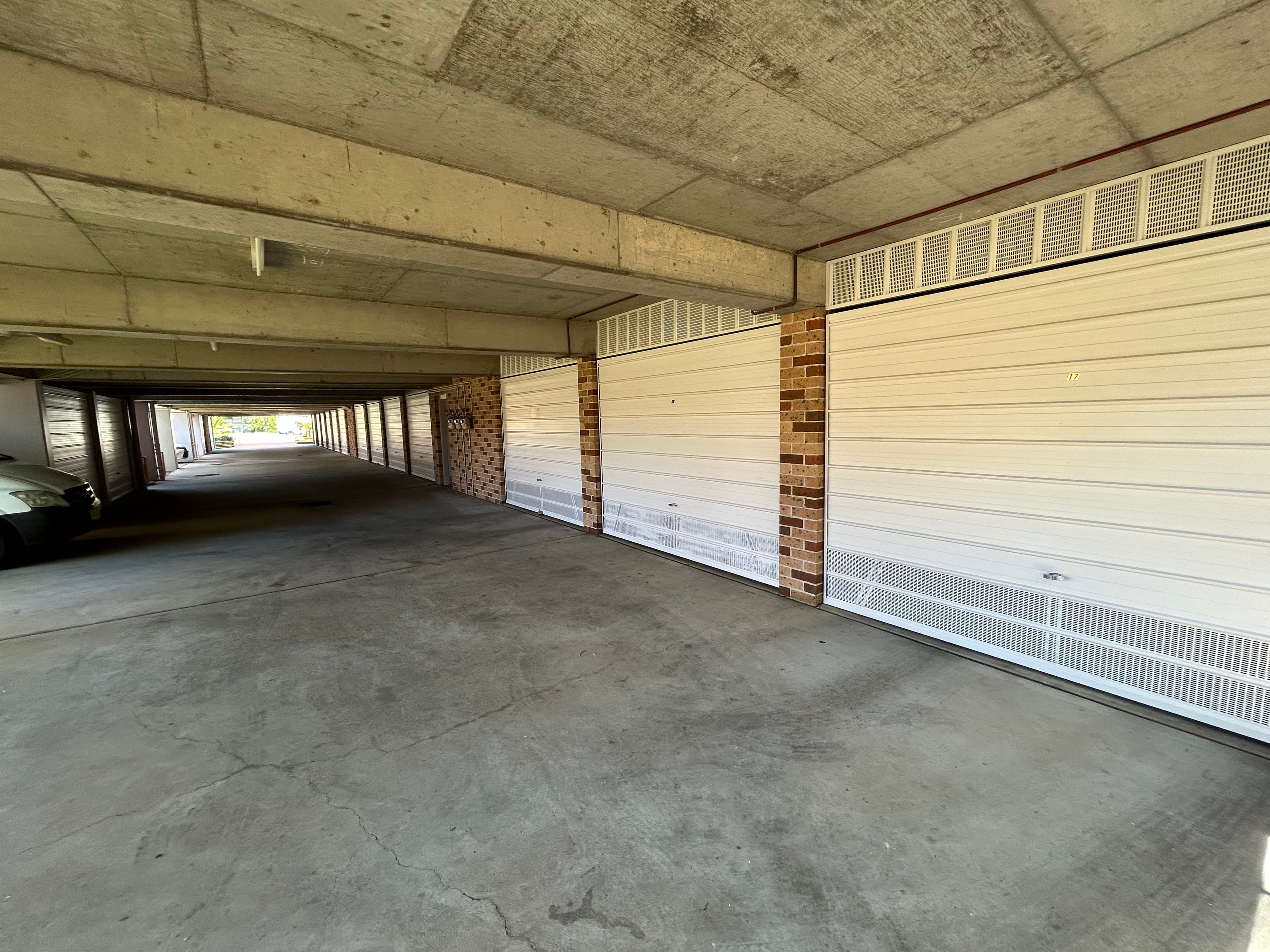 Narwee strata undercover garage area after painting refresh