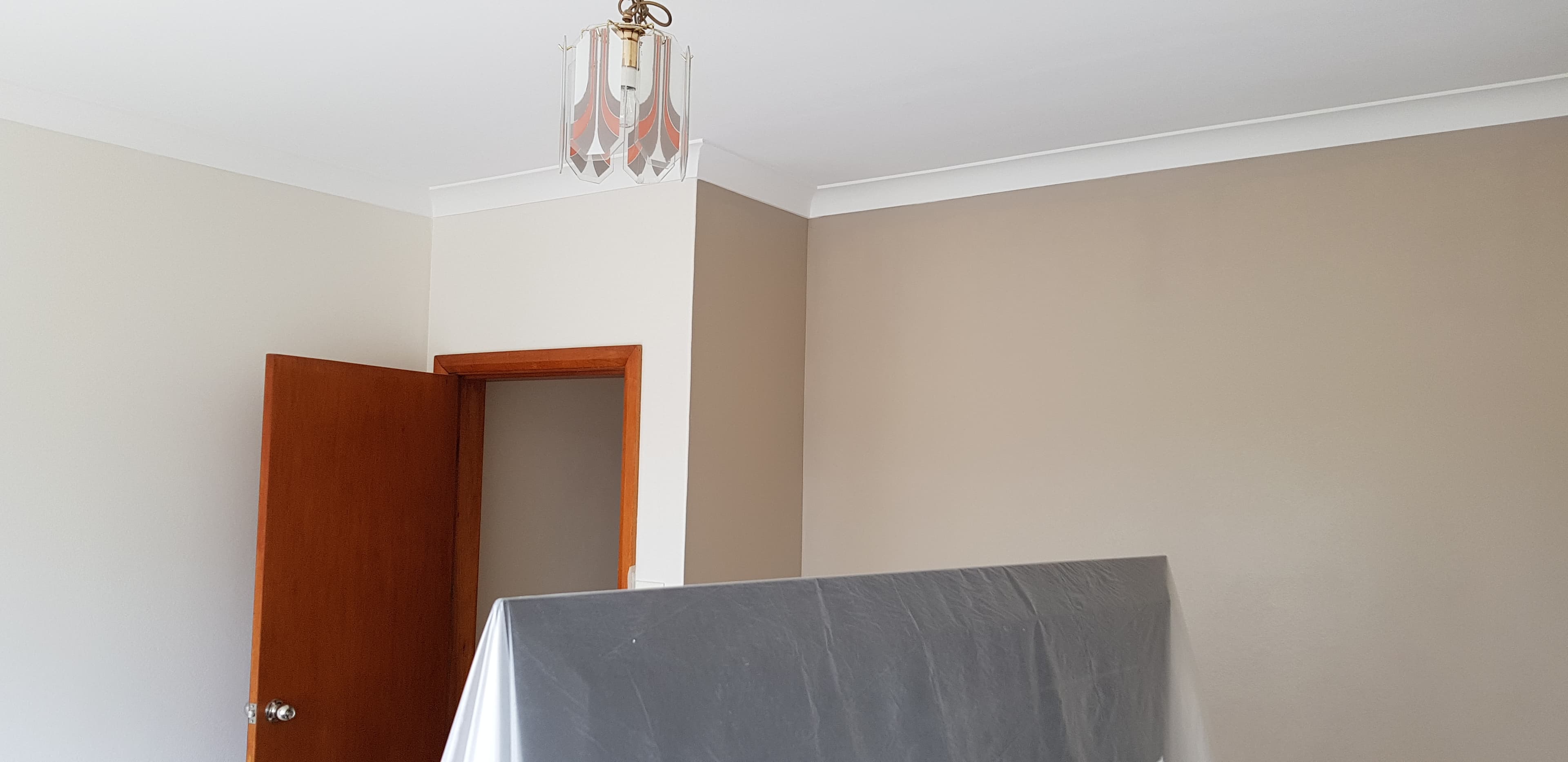 North Ryde bedroom wall after repainting
