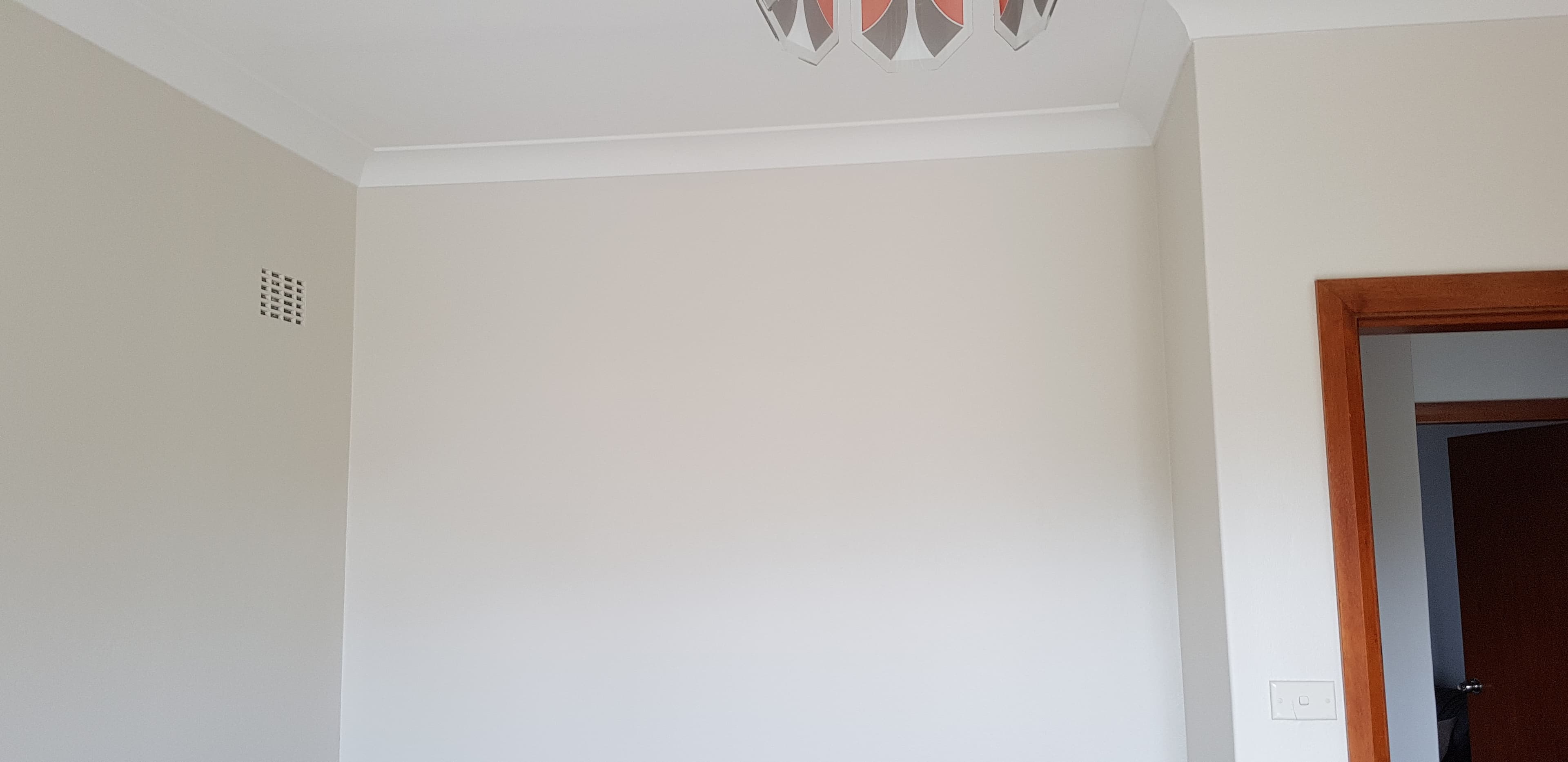 North Ryde feature wall after interior repainting